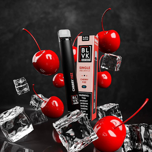 BLVK 600 Puffs Disposable - Cherry Fizz ICE - 5% Nic Salt