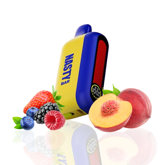 NASTY Disposable - Peach Mixed Berry - 14000 Puffs - 50mg - 50ml