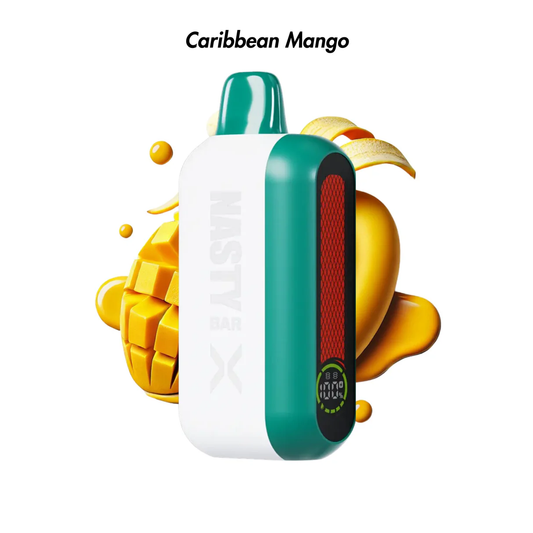 Nasty Bar X Disposable - Caribbean Mango - 14000 Puffs - 50mg - 50ml