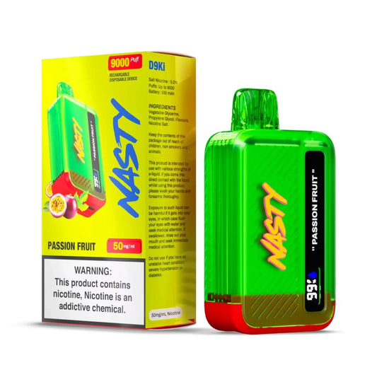Nasty Disposable - Passion Fruit - 9000 Puffs - 50mg - 50ml
