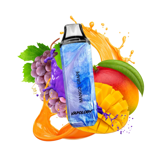 Vapology Disposable - Mango Grape - 8000 Puffs - 5% Nic Salt